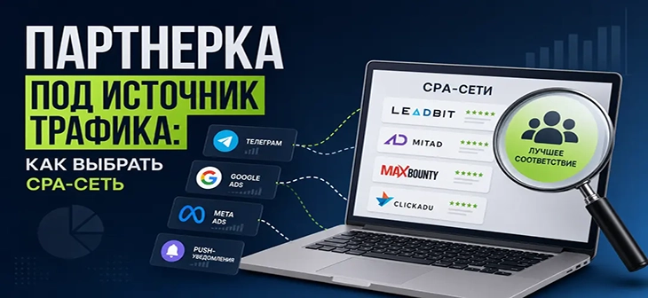 Партнерка под источник трафика: как выбрать CPA-сеть под свой канал