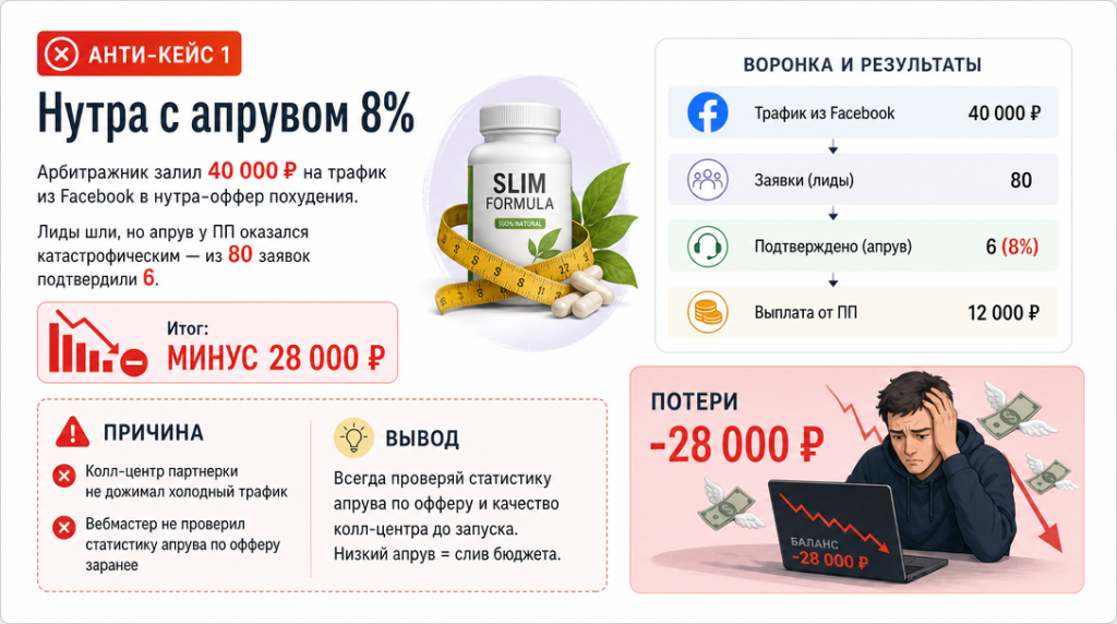 Анти-кейс 1. Нутра с апрувом 8%