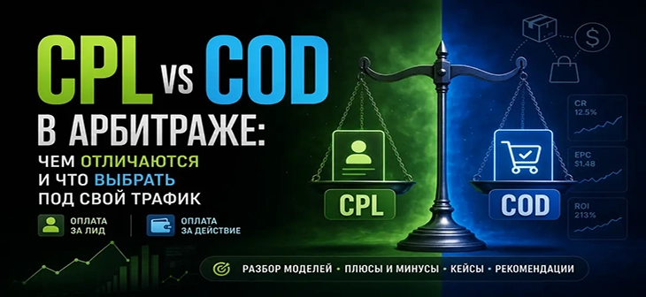 CPL и COD в арбитраже: чем отличаются и что выбрать под свой трафик