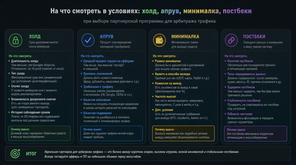 На что смотреть при выборе партнерской программы