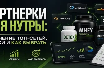 Партнерки для нутры: сравнение топ-сетей, ставки и как выбрать