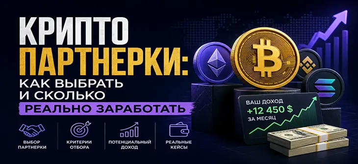 Крипто партнерки: как выбрать и сколько реально заработать