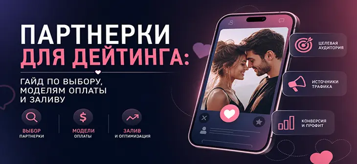 Партнерки для дейтинга: гайд по выбору, моделям оплаты и заливу