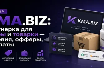 Обзор KMA.BIZ: партнерка для нутры и товарки — условия, офферы, выплаты