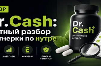 Обзор Dr.Cash: честный разбор партнерки по нутре