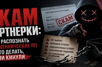 Скам партнерки: как распознать мошеннические ПП и что делать, если кинули