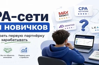 CPA-сети для новичков: как выбрать первую партнерку и начать зарабатывать