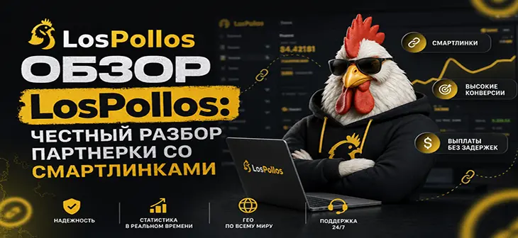 Обзор LosPollos: честный разбор партнерки со смартлинками